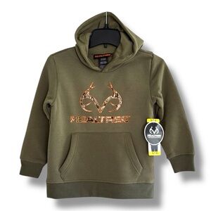 Realtree Kids Olive Green Hoodie